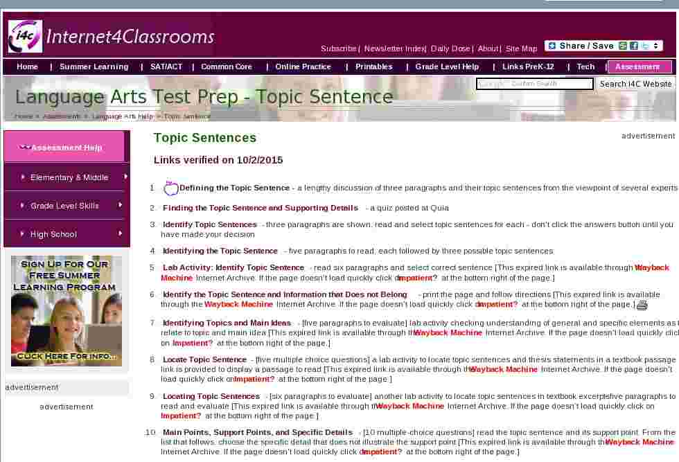 Essay Topic Internet