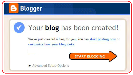 how to write a blog using blogger to set