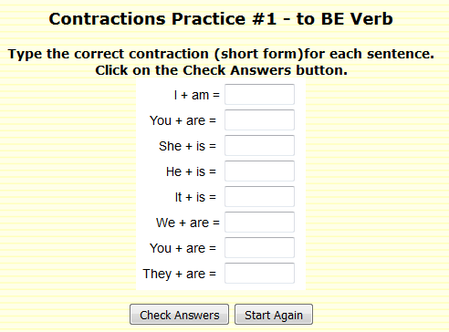 contractions