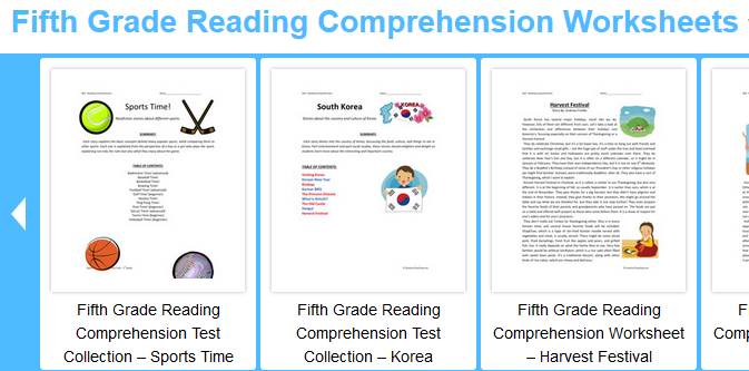 Sixth grade reading comprehension worksheets free printable