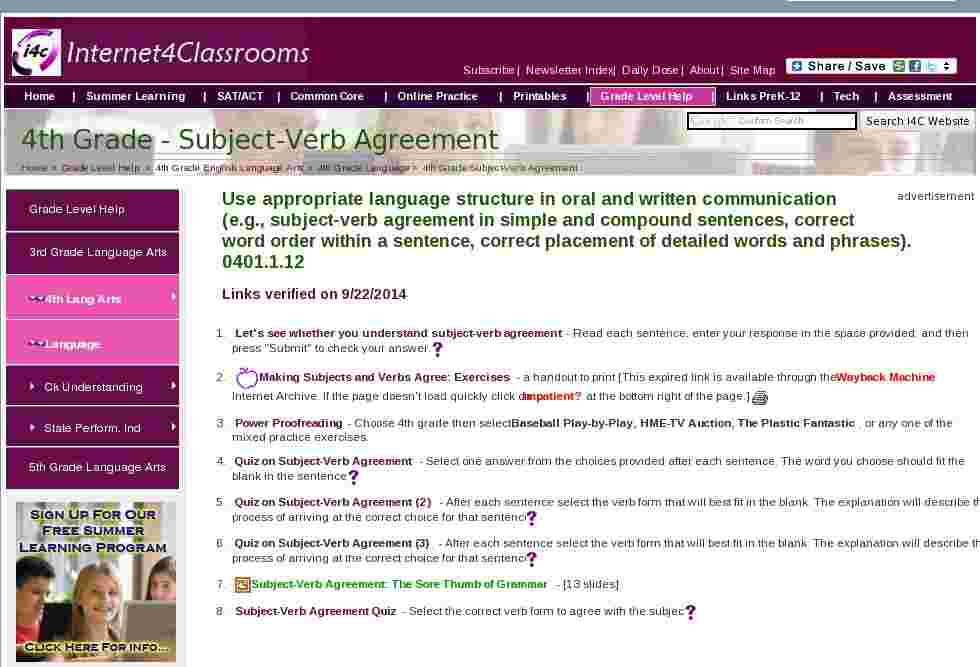 subject-verb-agreement-language-fourth-grade-language-arts-standards