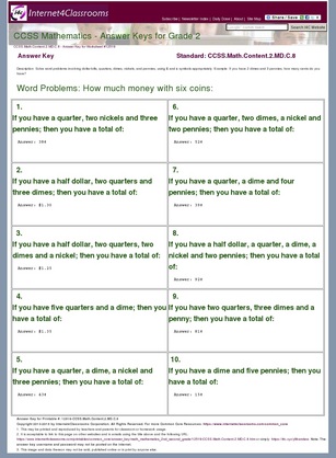 Answer Key Download - Worksheet #12519. CCSS.Math.Content.2 ...