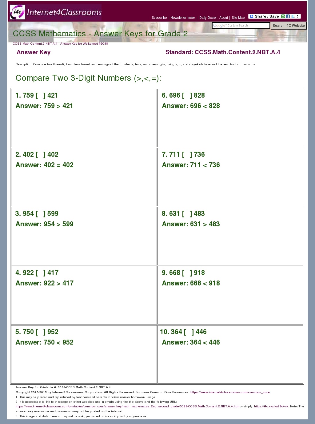 Formative Answer Key : 最高 6 2 Practice Substitution Answer ...