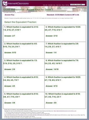 Answer Key Download - Worksheet #31807. CCSS.Math.Content ...