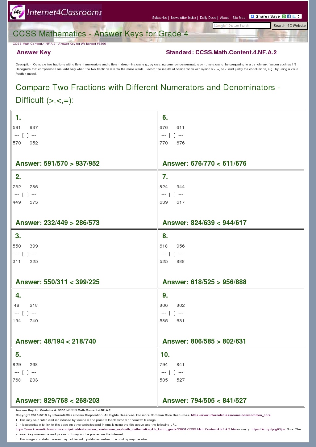 answer key download worksheet 33601 ccssmathcontent4nfa2