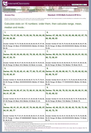 Answer Key Download - Worksheet #12149. CCSS.Math.Content.6 ...