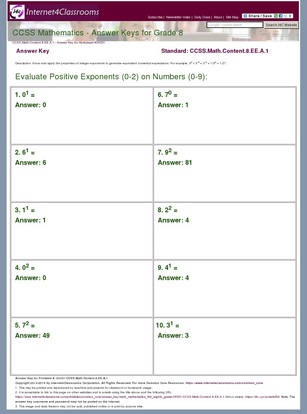 Equivalent expressions common core algebra 1 homework answer key image