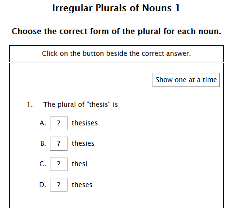 Intro to Nouns