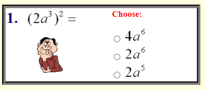 Seventh Grade Interactive Math Skills - Exponential Notation