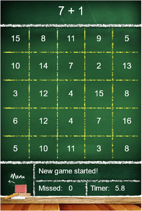 First Grade Interactive Math Skills - Adding