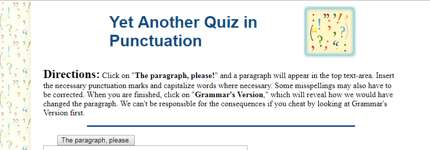 Eighth Grade Language Skill Builders - Punctuation