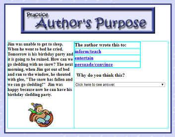 Author's Purpose Print and Digital for 4th and 5th Grades - The