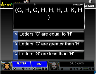 First Grade Interactive Math Skills - Comparing Numbers