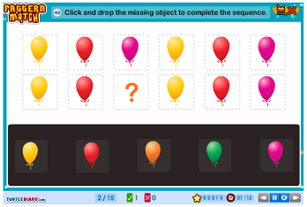Kindergarten Math Help for Standardized Tests - Patterns