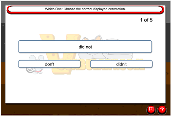First Grade Language Arts Skills - Contractions
