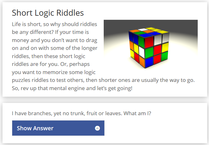 Brain games Puzzles - Classic, Riddles, IQ, Math, Logic, trivia