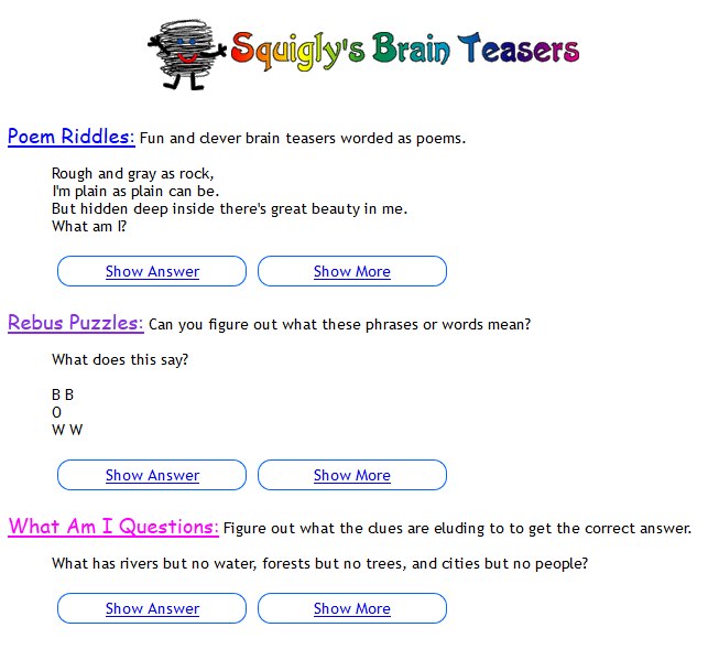 Brain games Puzzles - Classic, Riddles, IQ, Math, Logic, trivia