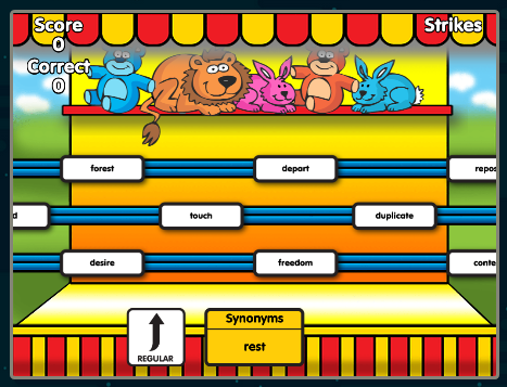 Game synonym printable matching 10 Best