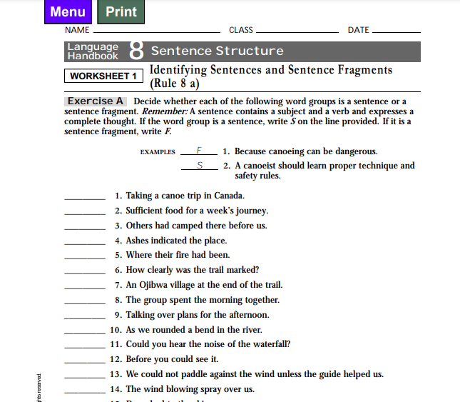 fragments-run-ons-and-complete-sentences-quiz-quizizz