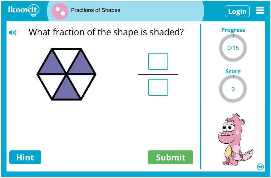 Kindergarten Math Help for Standardized Tests - Fractions