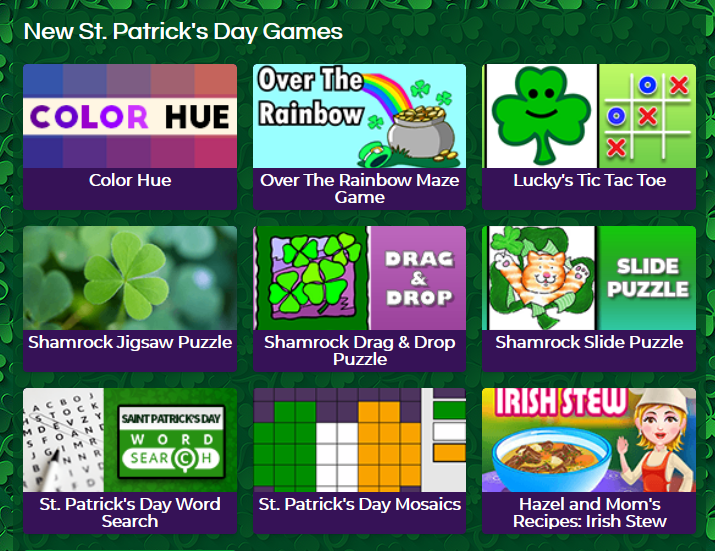 Digipuzzle.net - Have fun with our St.Patrick's Day games