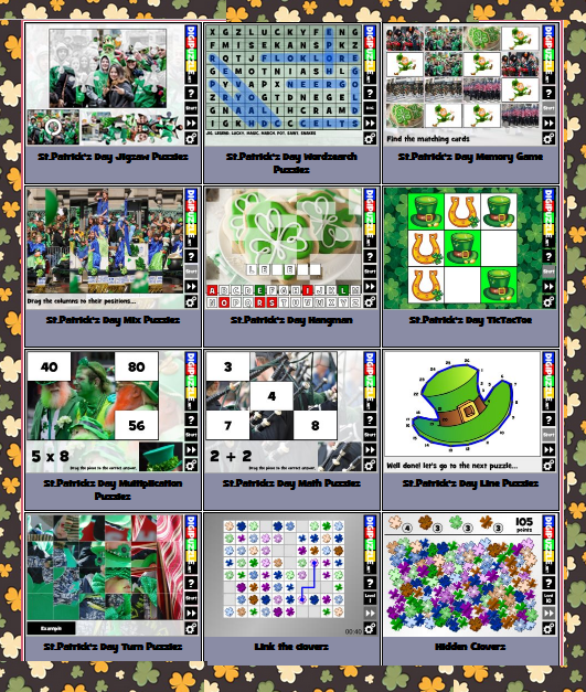 Digipuzzle.net - Have fun with our St.Patrick's Day games