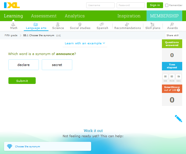 SYNONYM REVIEW #2 • VOCABULARY TEST PREP • GRADE 5 by Pizzazz Learning